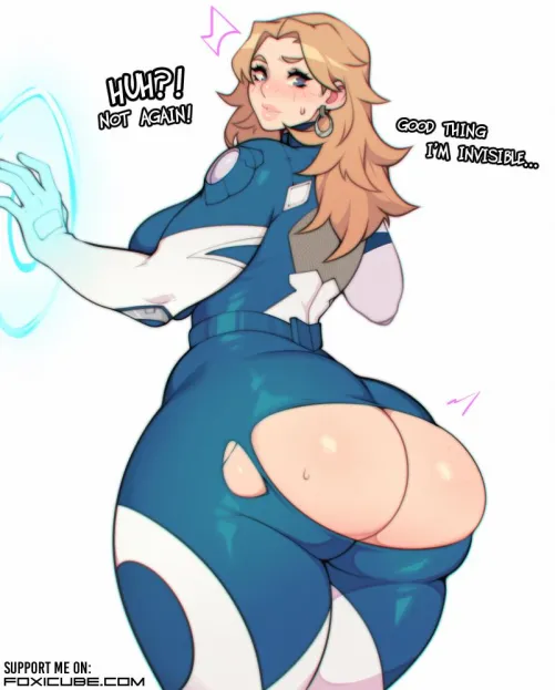 Thumbnail Dive into Bazaarthrone's Rule34 World: Sue Storm FoxiCUBE