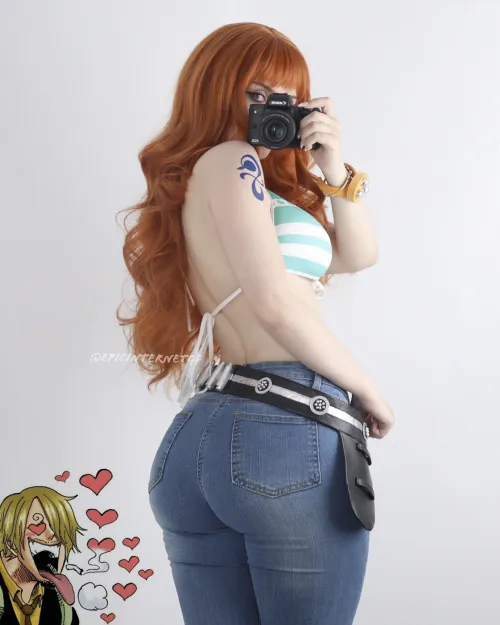 Thumbnail Nami from Behind: Unveiling the Fun in Funpiece by aniku_ - funpiece