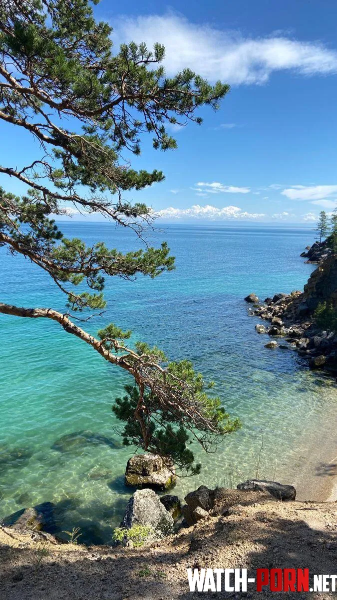 Beach at lake baikal the deepest lake in the world  by colapepsikinnie