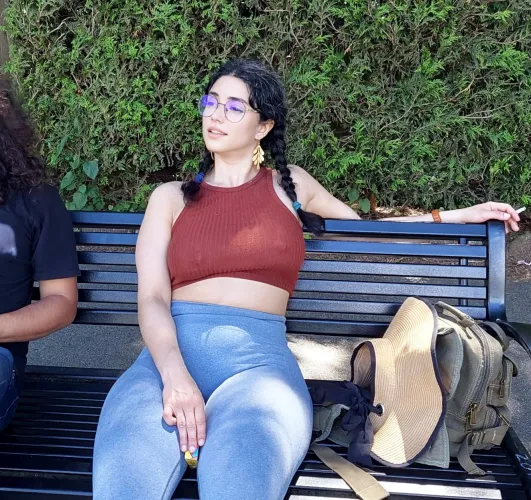 Thumbnail Braless Beauty Revealed: Just Chilling