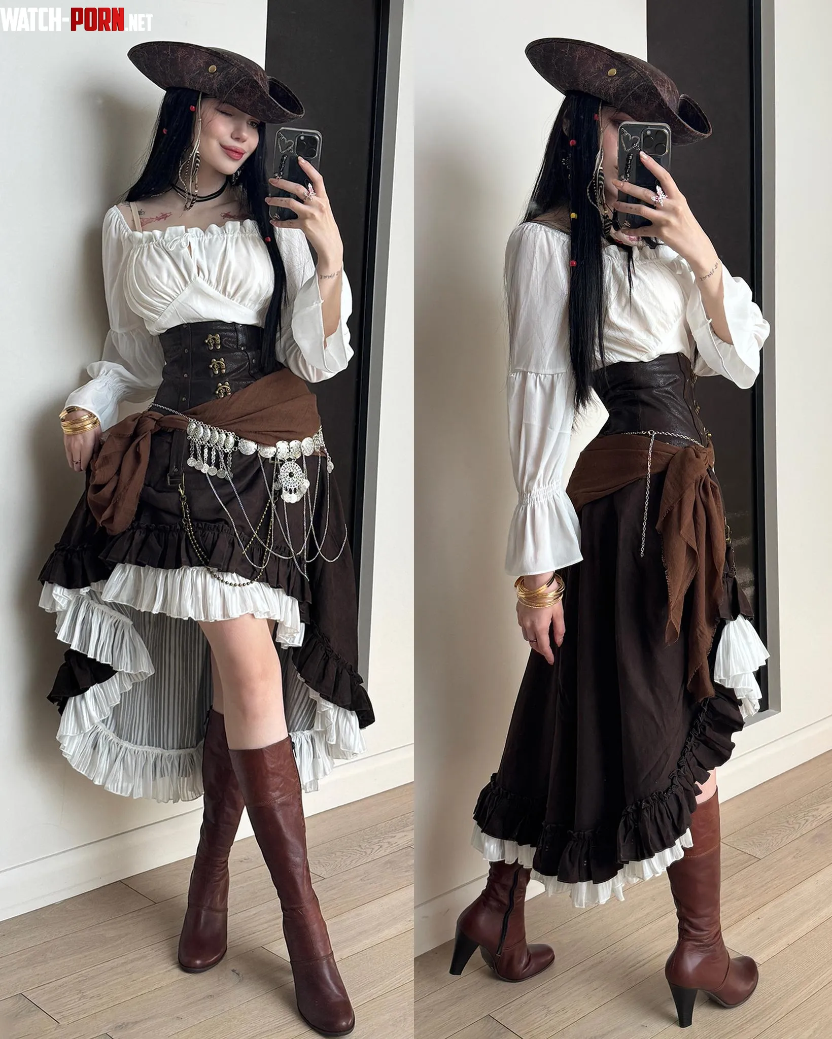 Captain Jack Sparrow fem version cosplay by Alina Becker by AlinaBecker