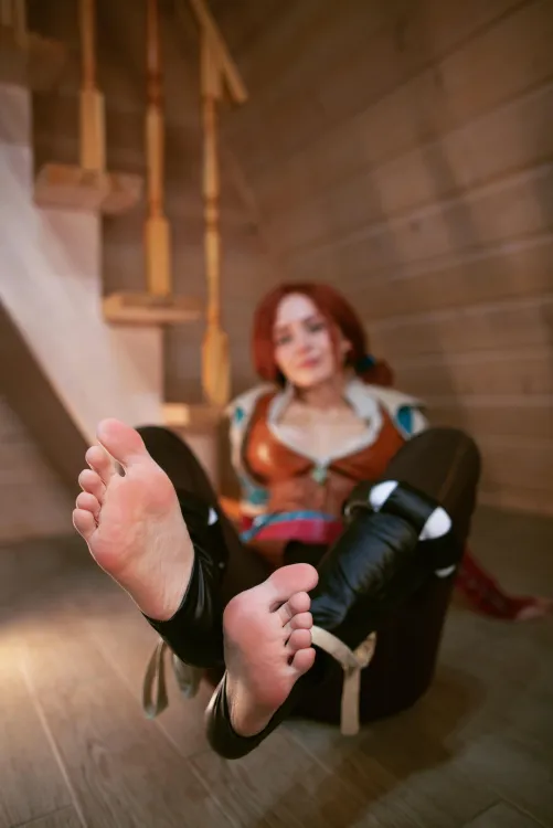 Thumbnail Feet Fantasy - Triss Merigold by Jyu_San in Rule34feet Category