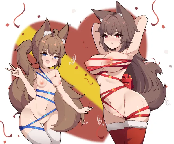 Thumbnail Late Christmas Presents Unveiled: A Gift of Pleasure by BurritoBite in Hentai