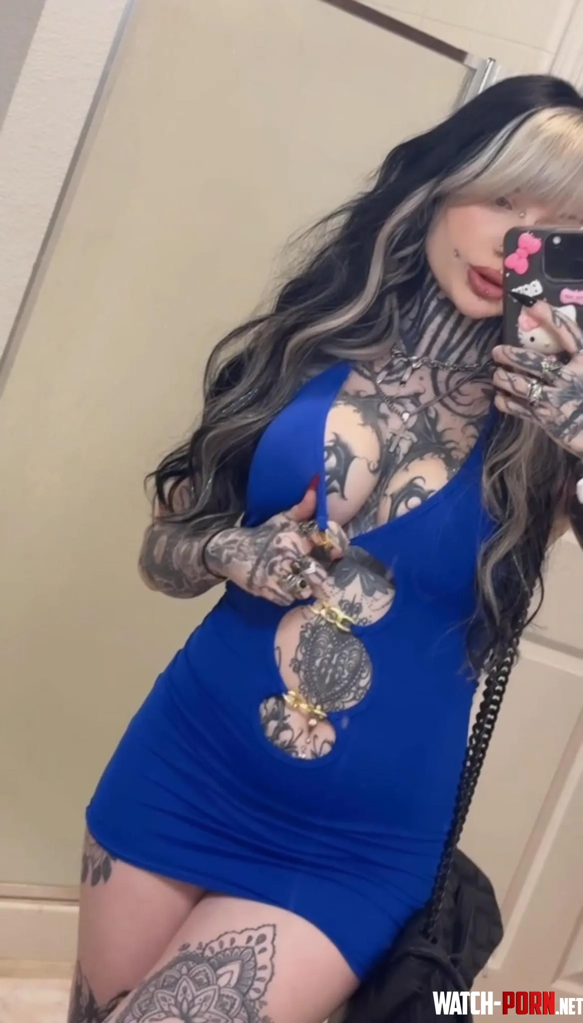 Do you like my blue dress by punkbarbiecx