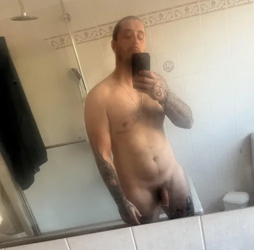 Thumbnail Captivating Selfie: 'After Shower Steamy Selfie' by Pherrography