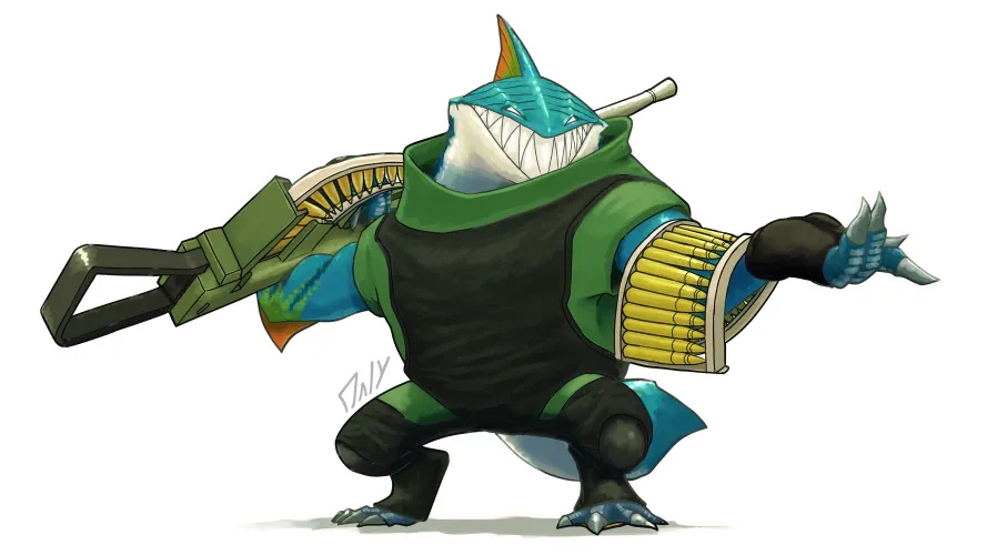 Thumbnail Juggernaut Shark: Heavy Weapons Fun by Onlyhasart