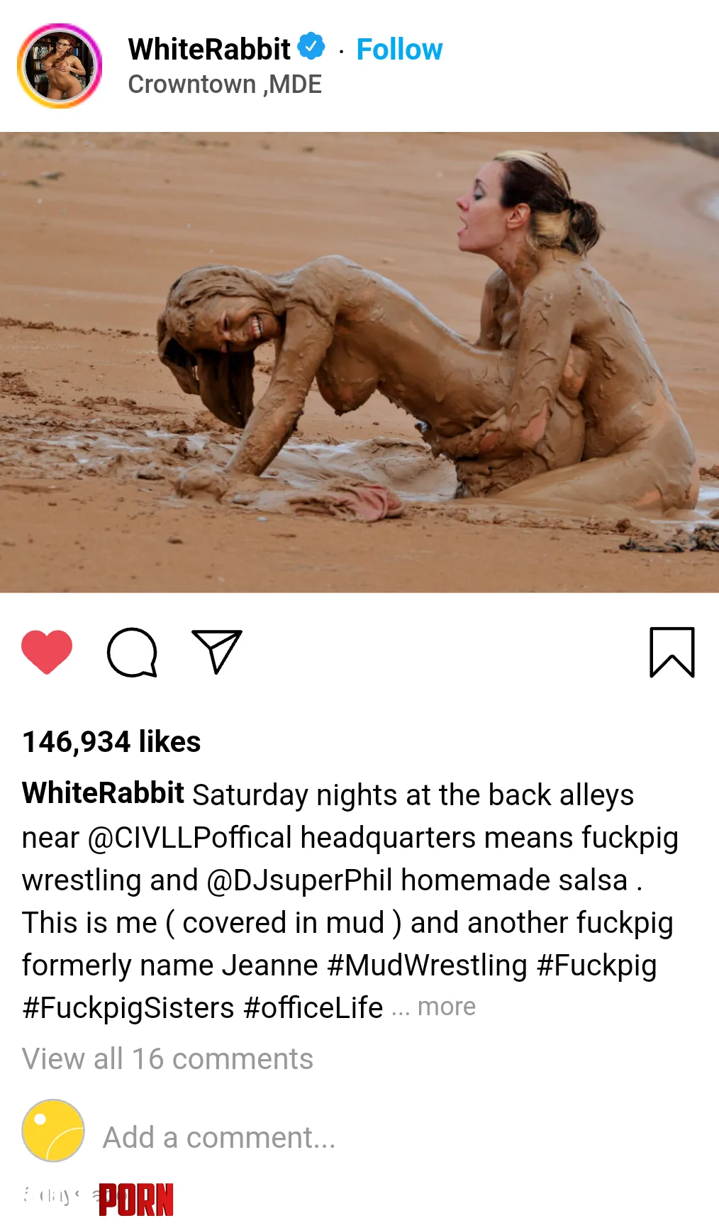  Cuntstagram Fuckpigs do have some use for entertainment  When the bosses go home the Civ office staff like to go down into the sty and make me and the other Fuckpigs fight in the mud by UnsualAlice