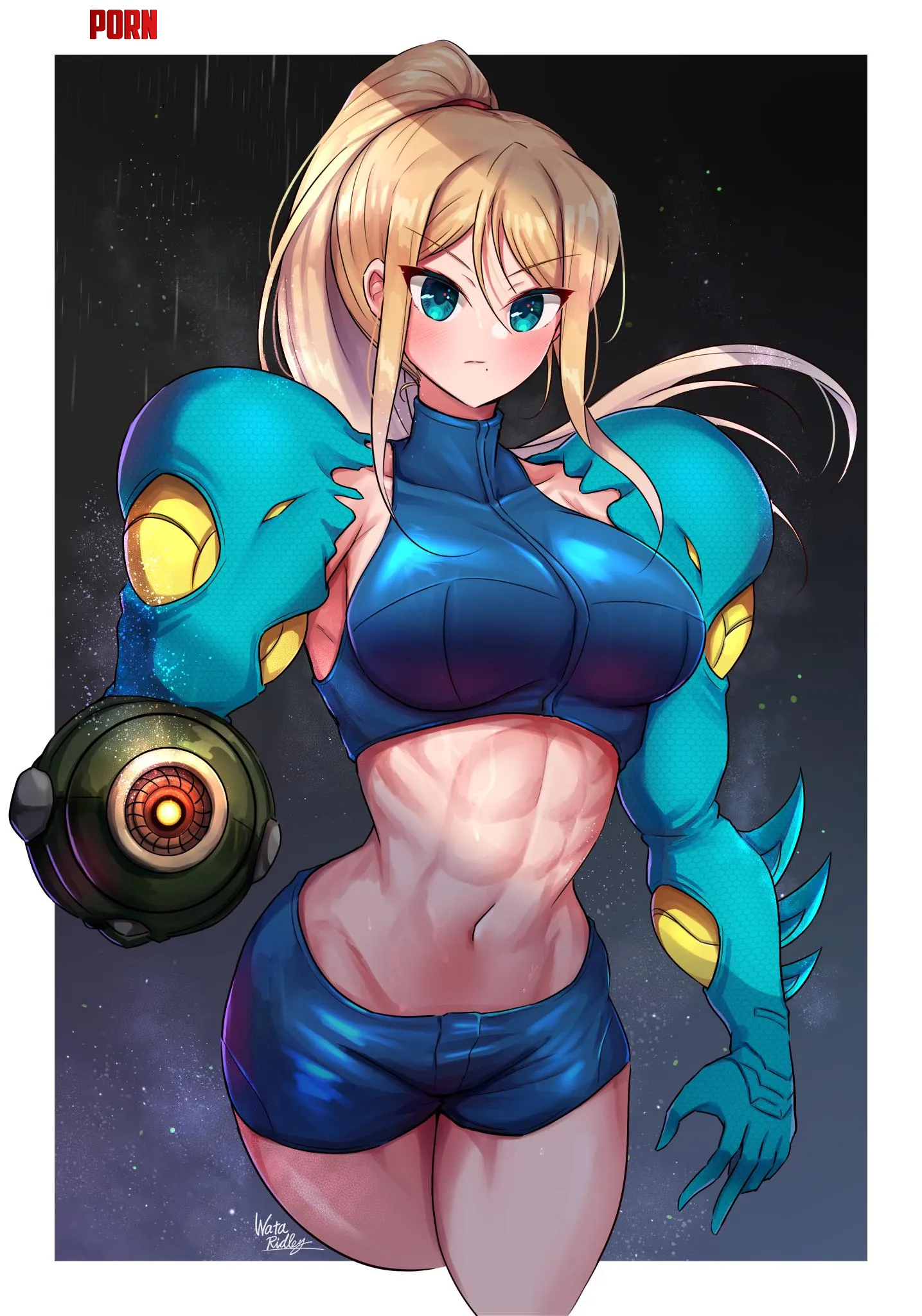 Samus WataRidley Metroid Fusion by Throwawheylmao