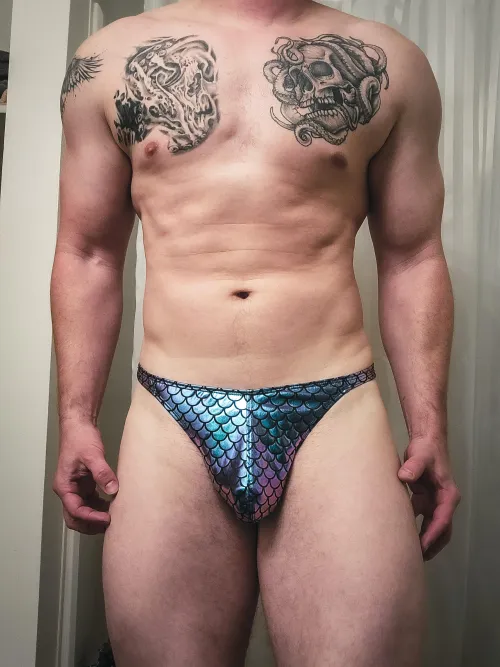 Thumbnail Mermaid Thong Delight: Handcrafted by Just_Thongs for GayThong Enthusiasts