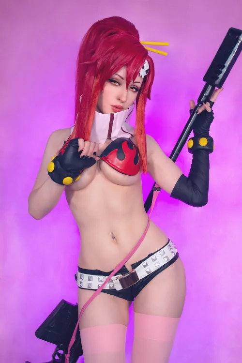 Thumbnail Cosplay Transformation: Shiroktsne as Yoko Tengen Toppa