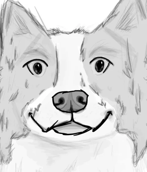 Thumbnail First Art: Dog Transformation by oakyfur