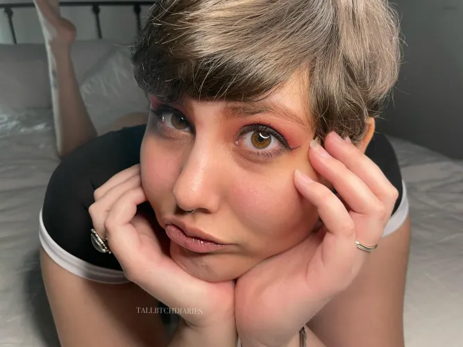 Thumbnail Your Local Cute Pixiecut Tomboy by Tallbtchdiaries2 in SexyButNotPorn Category