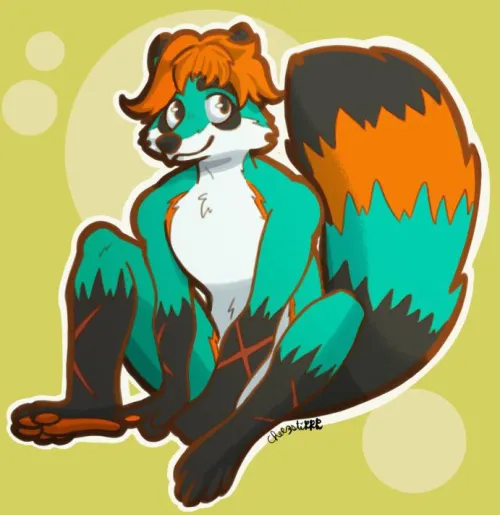 Thumbnail Barq3's Fursona Drawing by Orian8p in the Furry Category