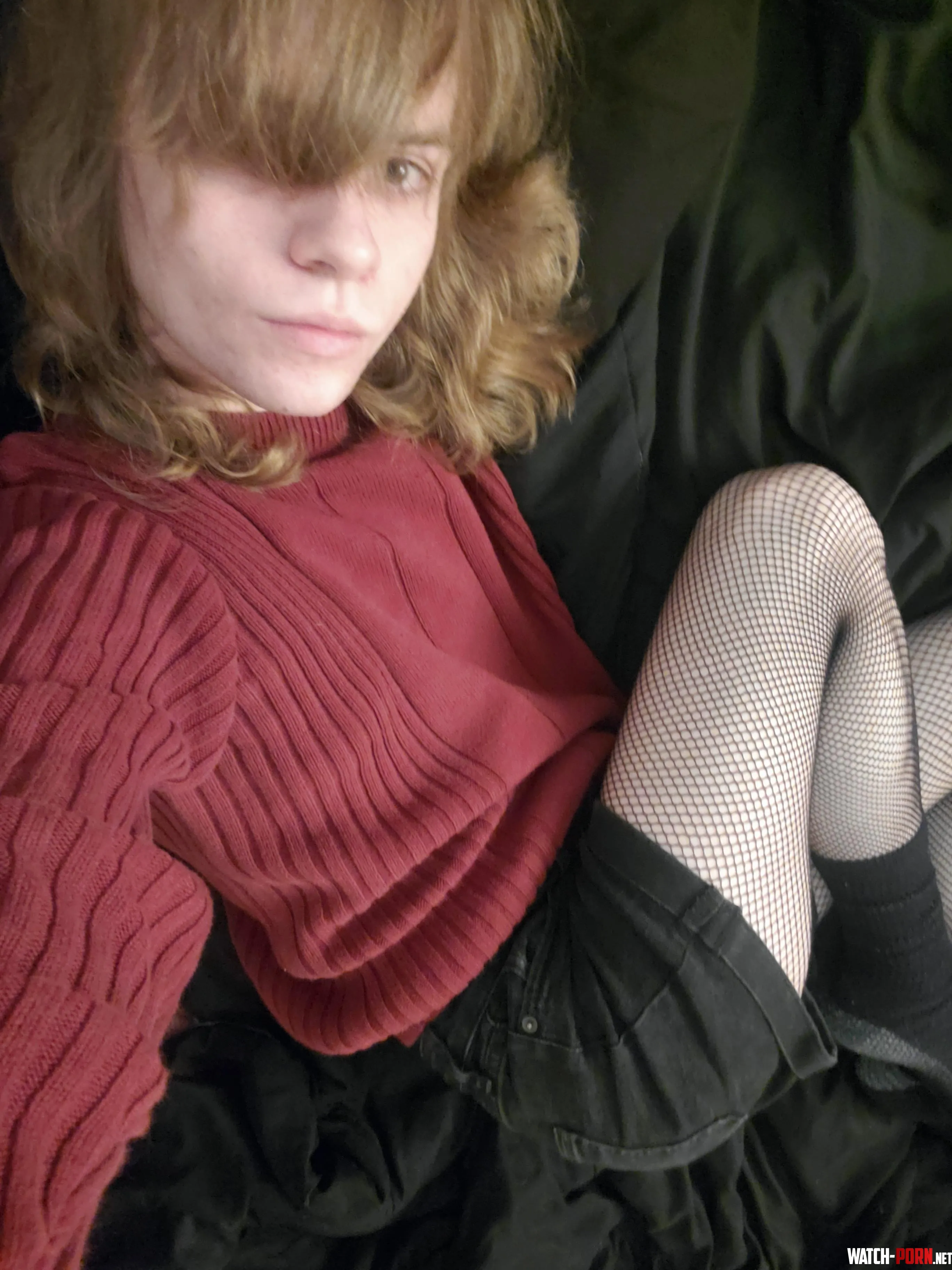 Fishnets and sweater combo 3 by TheVoxBox04