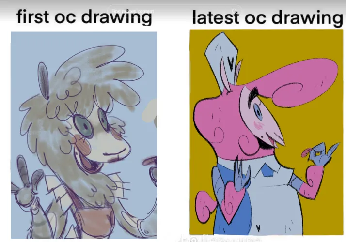 Thumbnail Evolution Since 2023 - chic4thechicken's Reflection on Furry