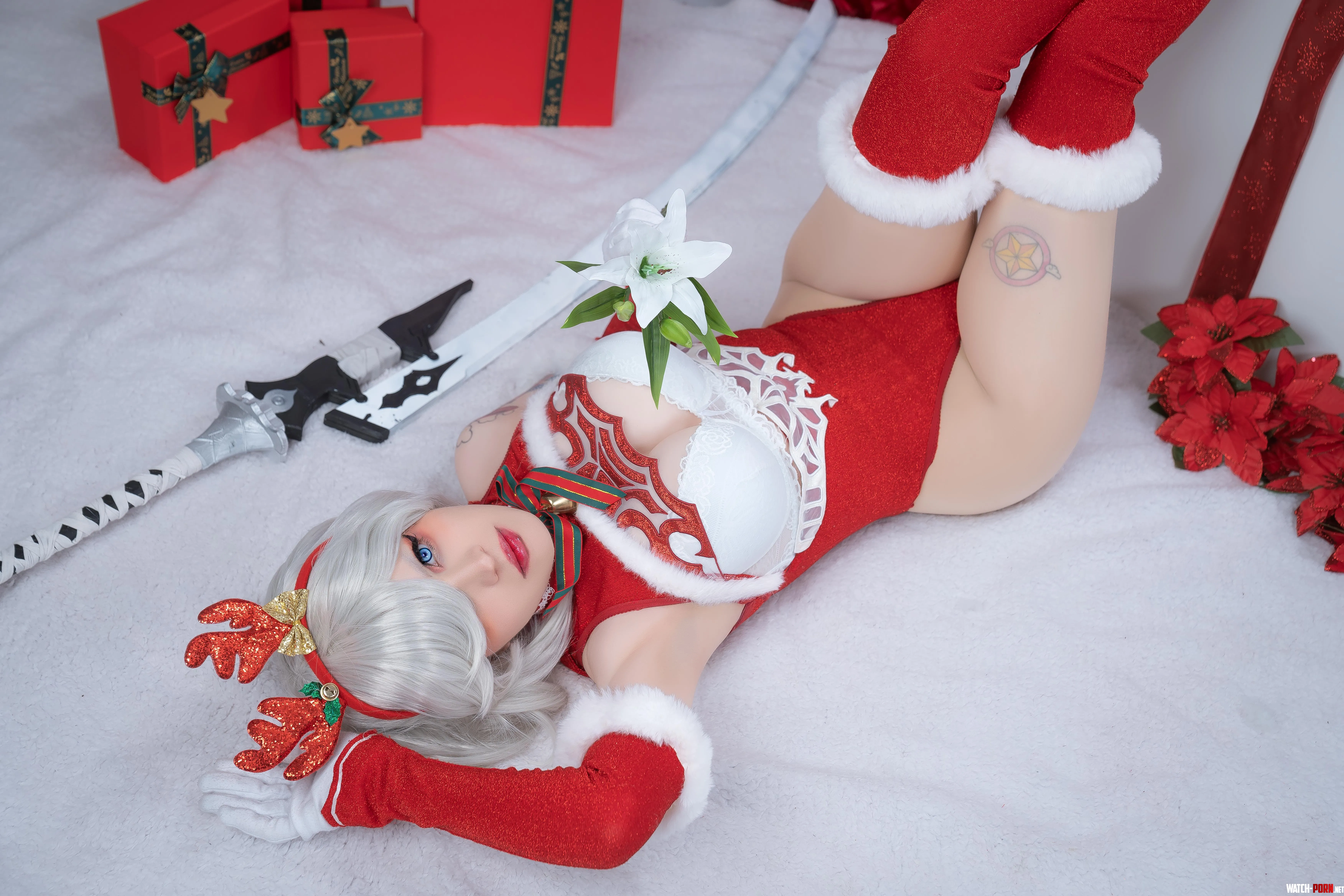 Christmas 2B  NieR Automata by fgcosplay