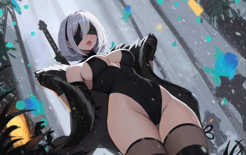 Thumbnail Neoarty3's 2B Takes Center Stage in Faoovo's Alluring Thighdeology Series