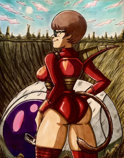 Thumbnail ArtsForever's Saiyan Velma from Scooby Doo