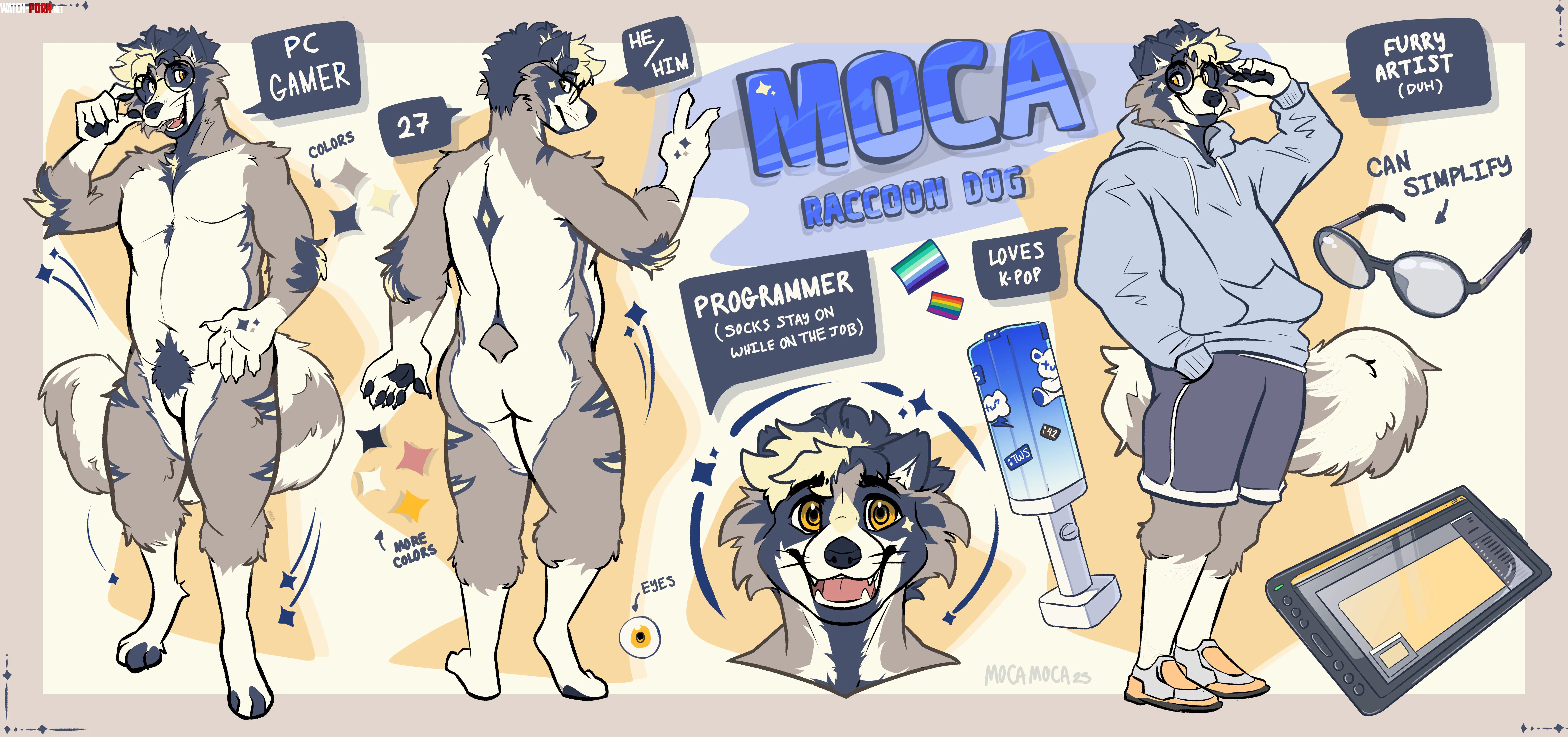 Really really want a partial this year so I redid my sonas ref sheet art by me by yukonl