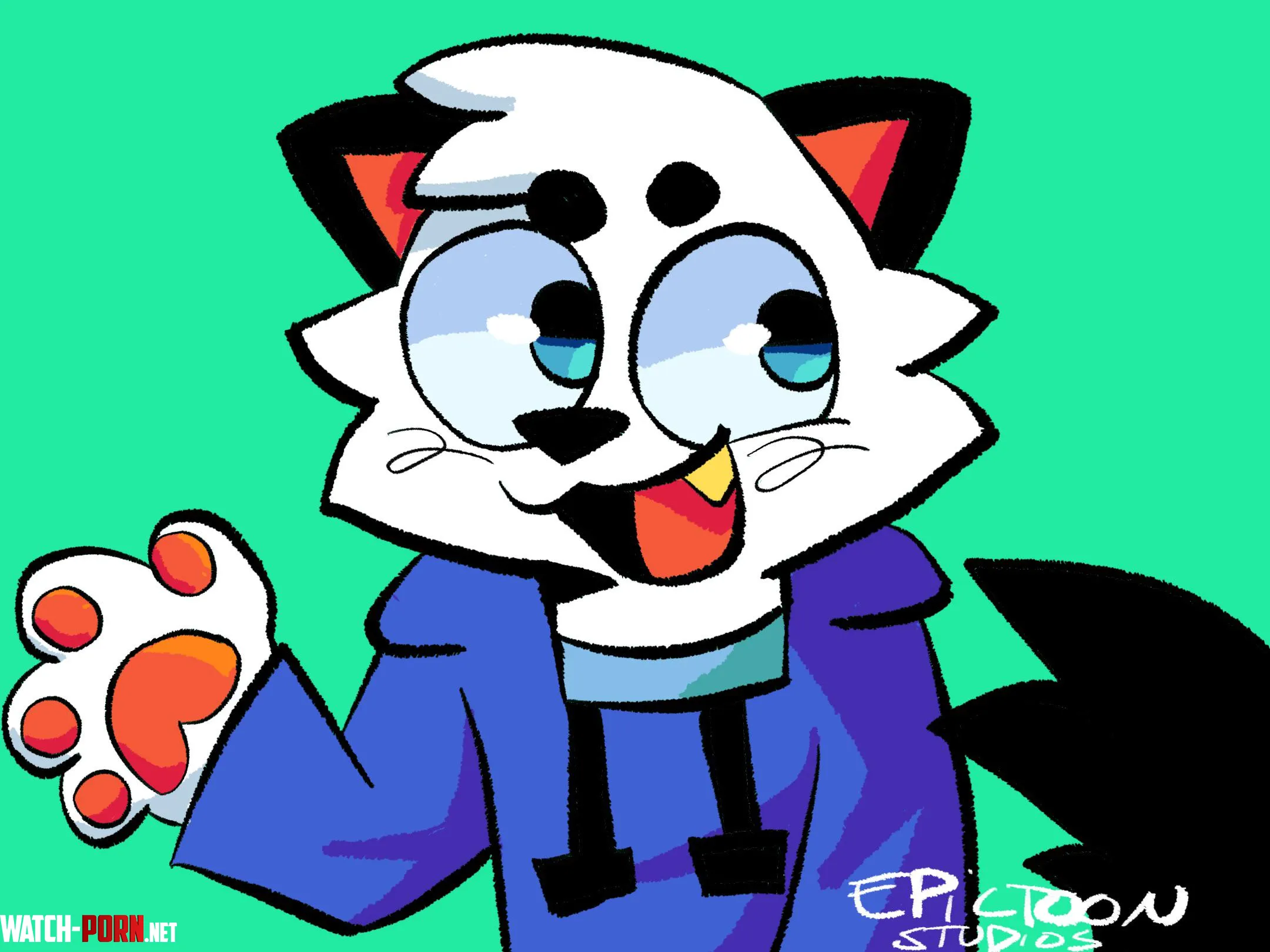 Just a doodle of my sona  by EpictoonStudios