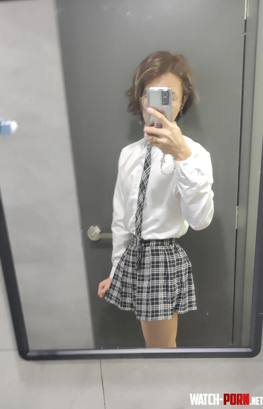 Bouta go out in this schoolgirl fit 3 by femboycuber