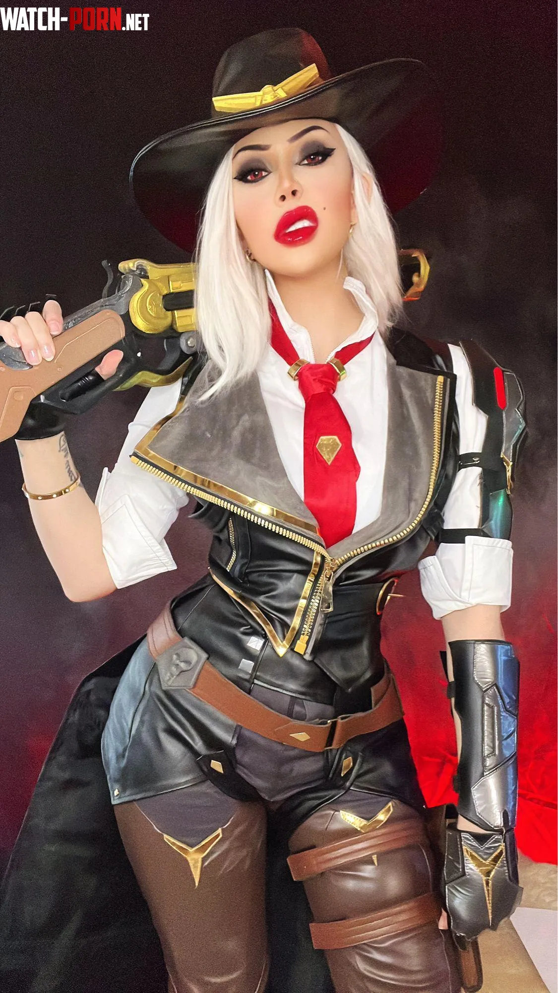 Ashe cosplay from Overwatch by Felicia Vox F by FeliciaVox