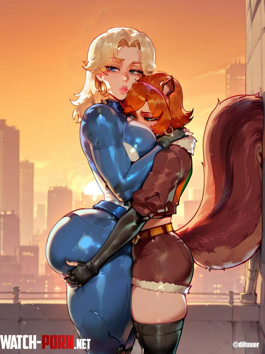 Sue Storm and Squirrel Girl  Marvel Rivals difuxer Marvel Rivals by Loud_Work9550