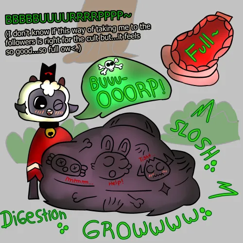 Thumbnail Cult of Bellyfat: The Allure of Multiprey Oral Vore by SnooMuffins4052