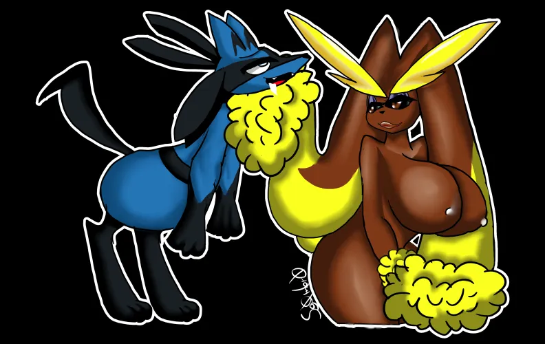 Thumbnail Sg0mbr0 Showcases Lucario and Lopunny