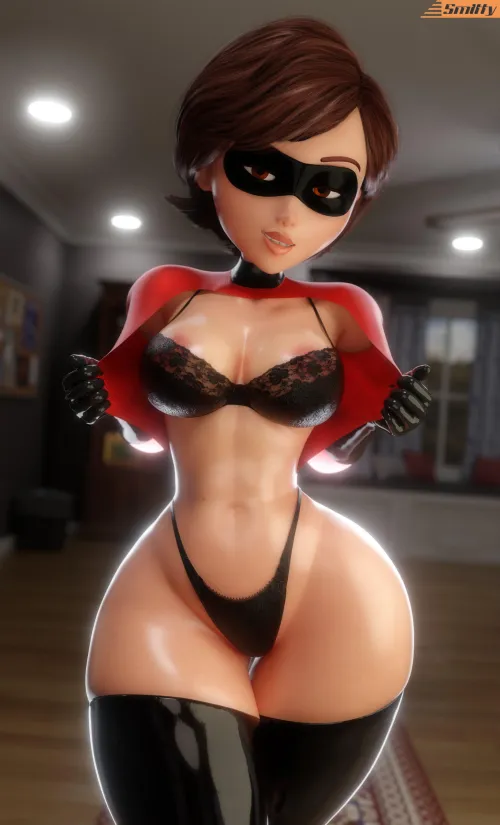 Thumbnail Indulge in ThiccSweatyDarkMommy's 'Helen Parr Smitty34: The Incredibles' in Rule34