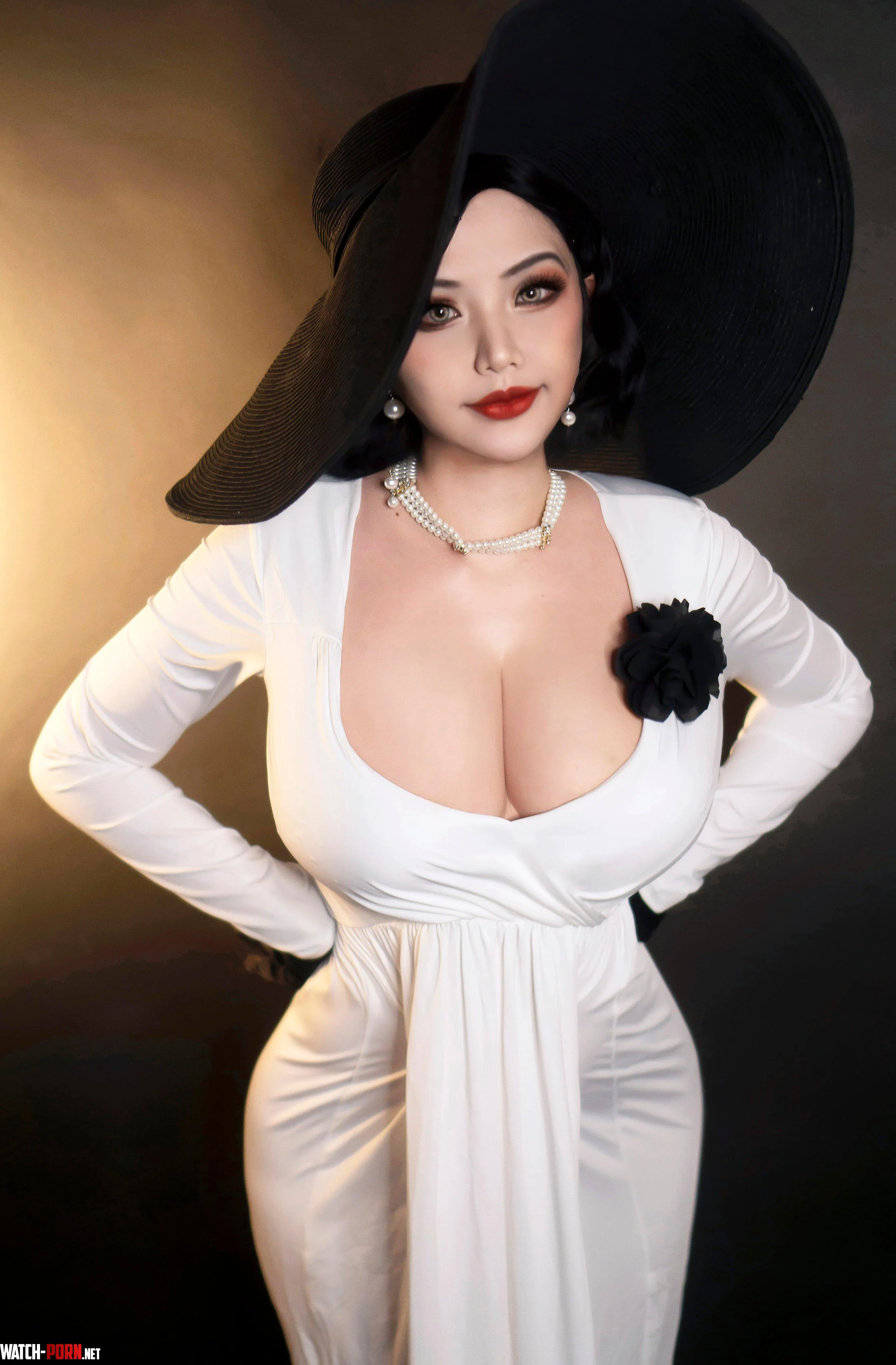 HANA BUNNY as Lady Dimitrescu by cumqueen997