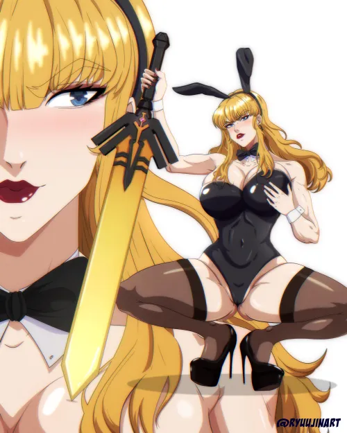 Thumbnail Seductive Bunny Costume: Artistic Marvel Rivals Collection by RyuujinArt | ecchi