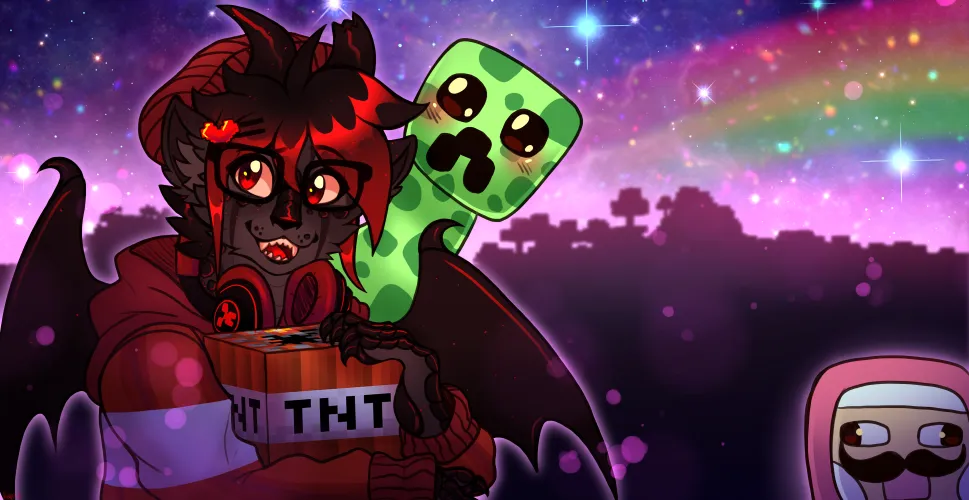 Thumbnail Do You Like Minecraft? 3 OC Art by Aesthetic_Bagels | Furry Adventures