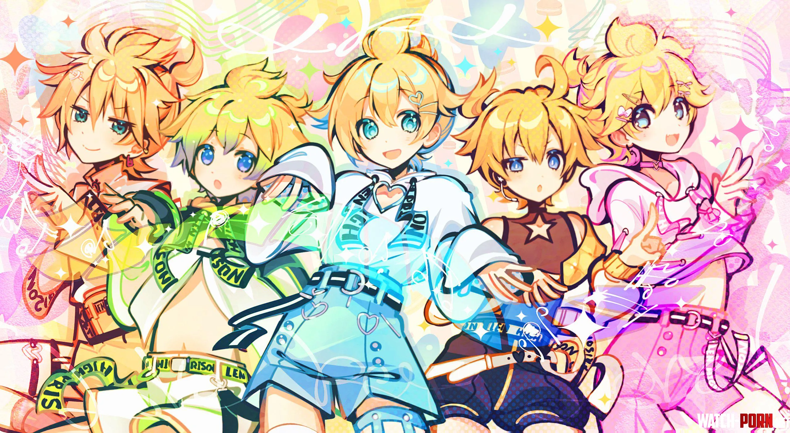 A Rainbow of Len by i-have-dumbquestions