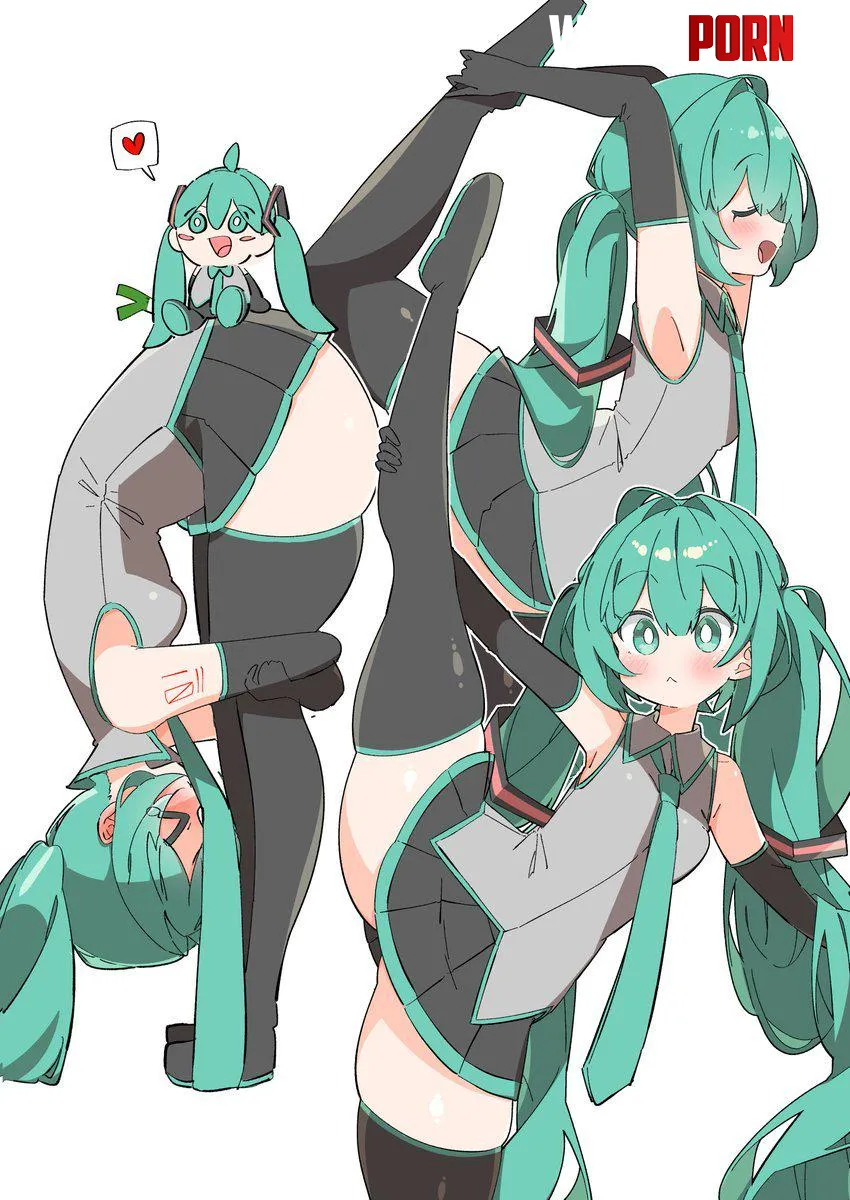 Flexible Hatsune Miku by uruti2388 by Faoovo