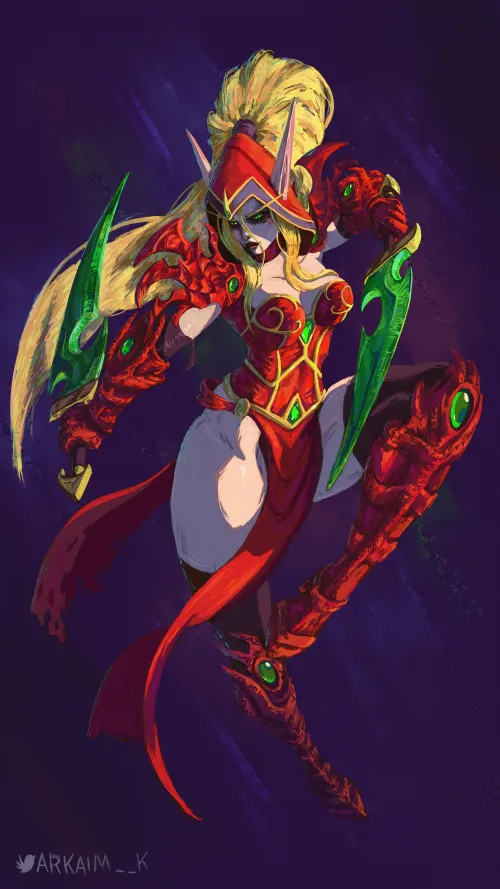 Thumbnail Valeera Sanguinar from World of Warcraft - Arkaim_K's Sensual Depiction