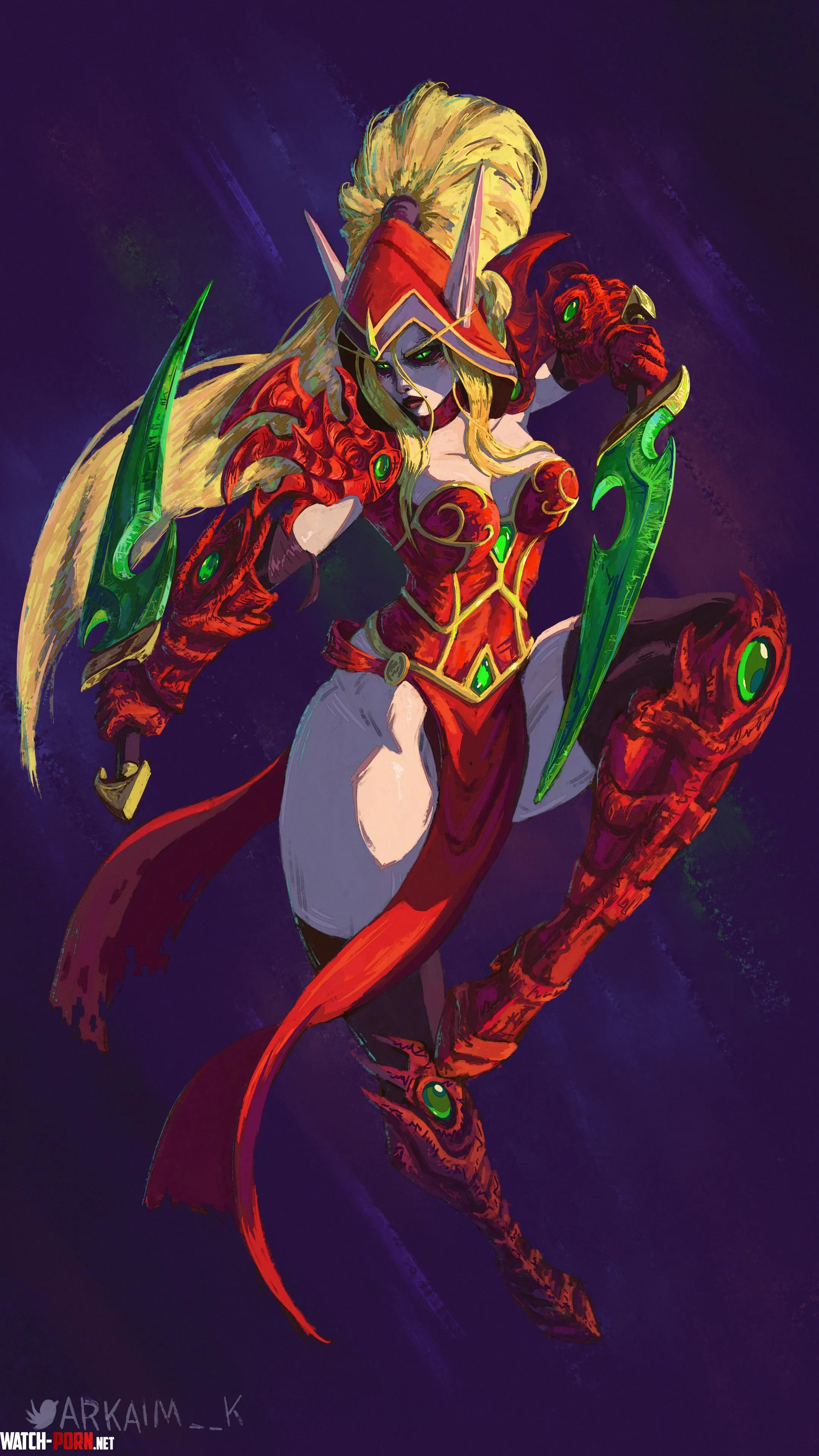 Valeera Sanguinar World of Warcraft by Arkaim_K