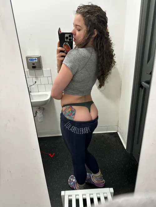 Thumbnail Exploring Thongs in Public Restrooms with lolabellebaby