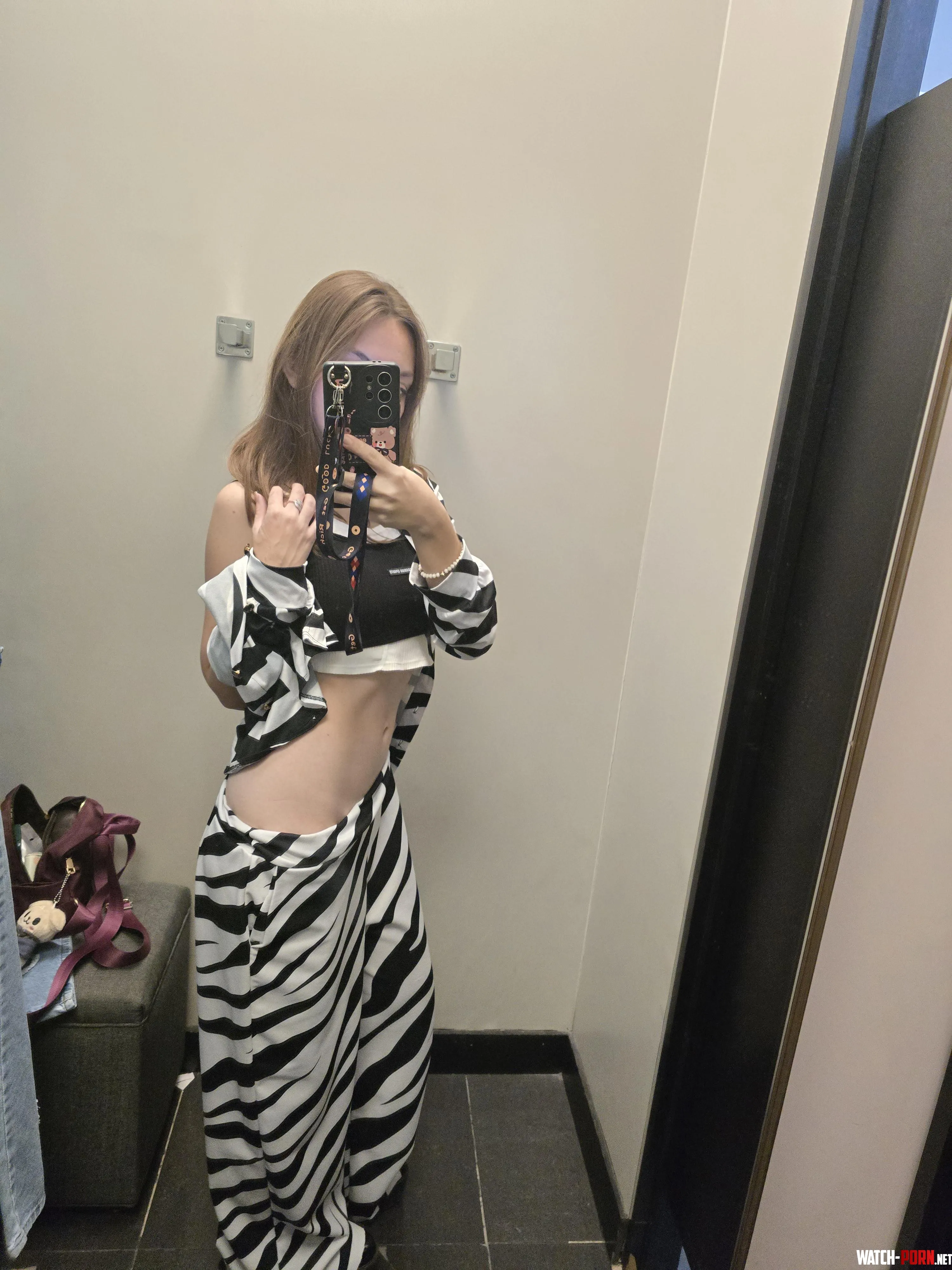 I came to try on clothes do you like how they look on me by KaWaiiFu_u