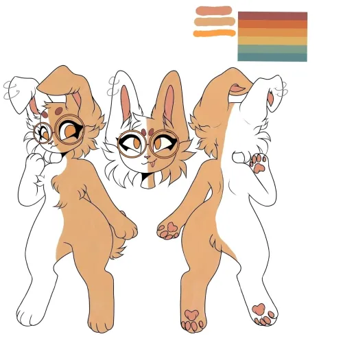 Thumbnail Sweet Marmalade Ref Sheet: New Fursona Advice by Past_Incident919 in the Furry Category