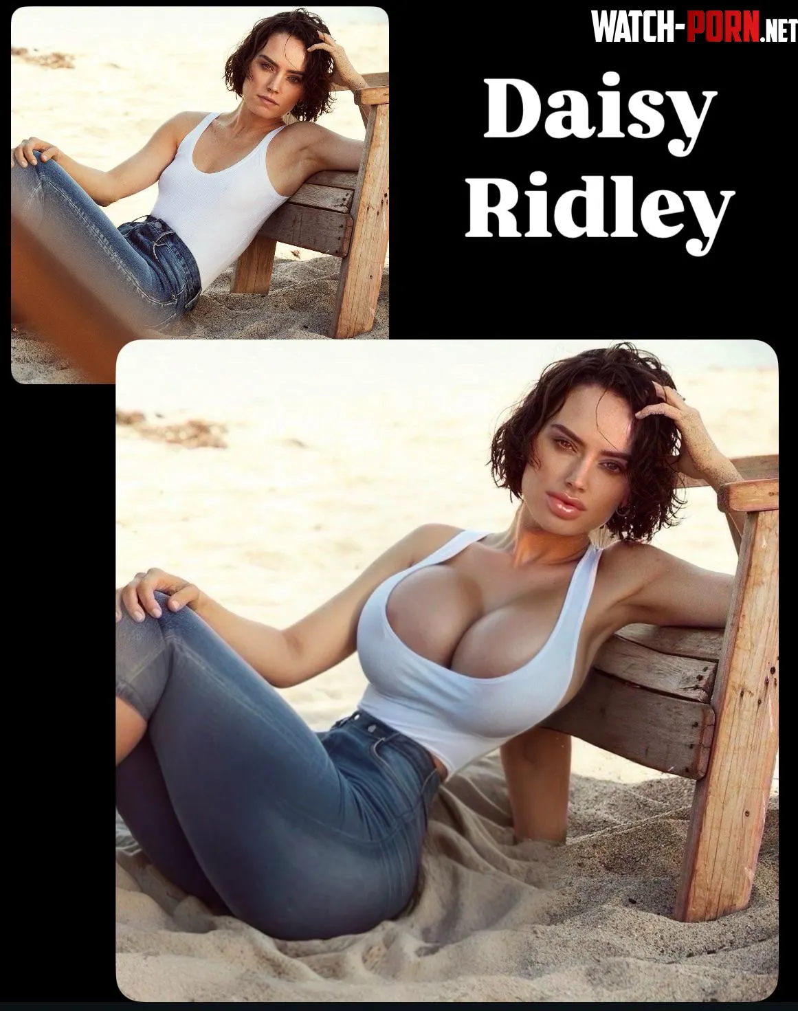 Daisy Ridley bimbofied by virignis99