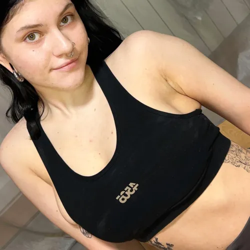 Thumbnail Intense Workout Session: Soaked Gym Top by GoodKiiwi | croptopgirls