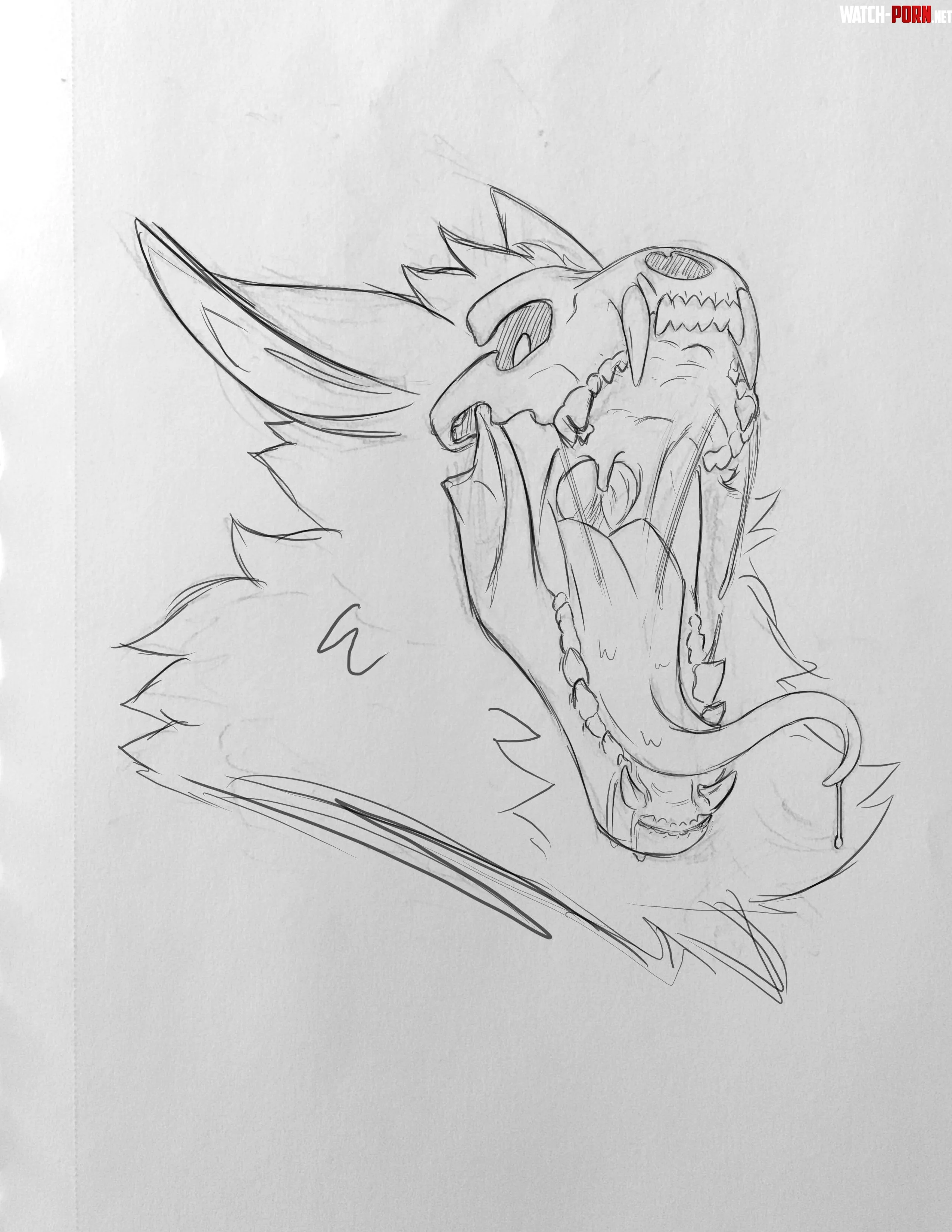 image maw shot comm wip for a friend made by me  by milo-louis