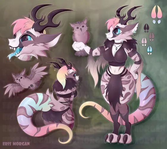 Thumbnail Druid Kobold Adopt Art by Eris_Morgan | Furry Category