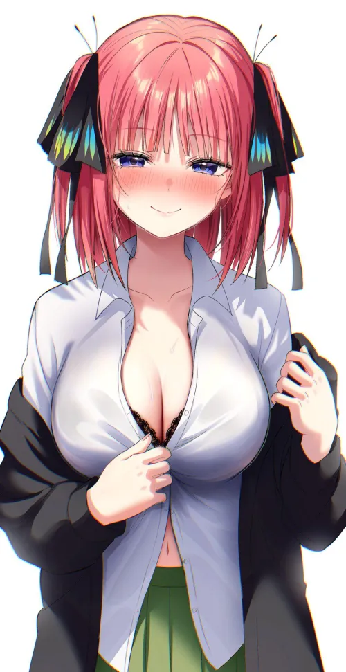 Thumbnail Nino Nakano from The Quintessential Quintuplets - A BigAnimeTiddies Exploration by xSaviour_N