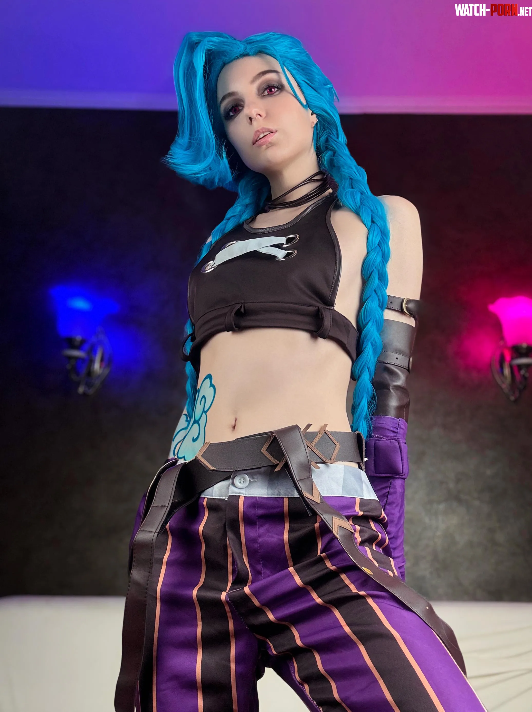 Jinx from Arcane by Lina Moore by DepravedPuss