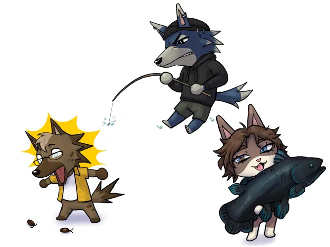 Thumbnail Animal Crossing Comms Art by Sensitive-Cap68: A Furry Masterpiece