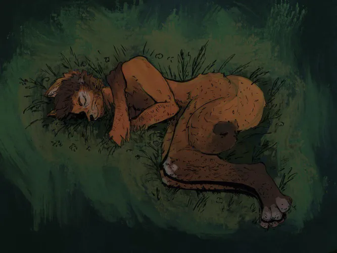 Thumbnail Admiring bryakbryak's Sleepy Sketch in the Furry Category