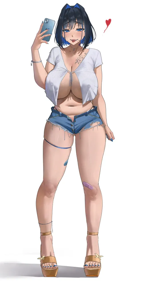 Thumbnail Casual Kronii from Hololive | llamanatee | BigAnimeTiddies