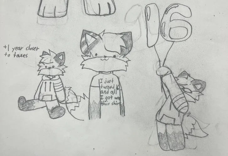 Thumbnail Birthday Doodles by Foxlover63: Explore Furry Artistry